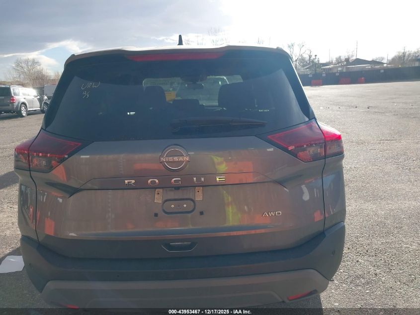 2023 Nissan Rogue S Intelligent Awd VIN: 5N1BT3AB4PC904634 Lot: 43953467