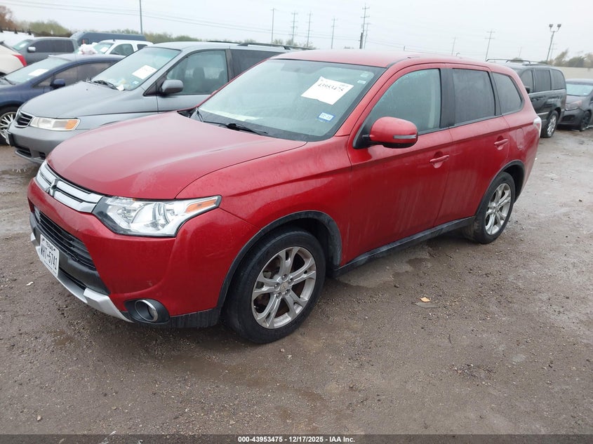 Vin: ja4ad3a39fz006638, lot: 44449118, mitsubishi outlander se 20152