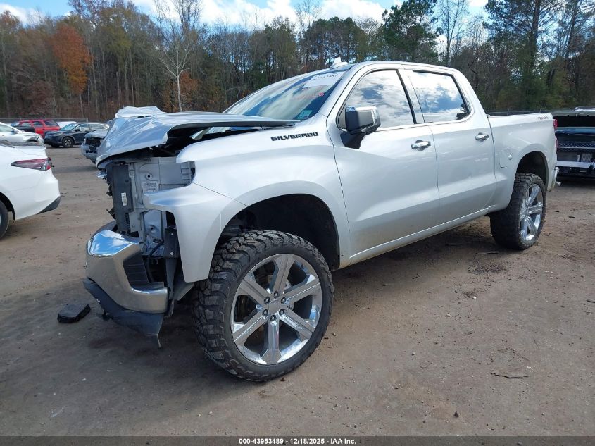 2022 Chevrolet Silverado 1500 Ltd 4Wd Short Bed Ltz VIN: 1GCUYGEL3NZ222279 Lot: 43953489