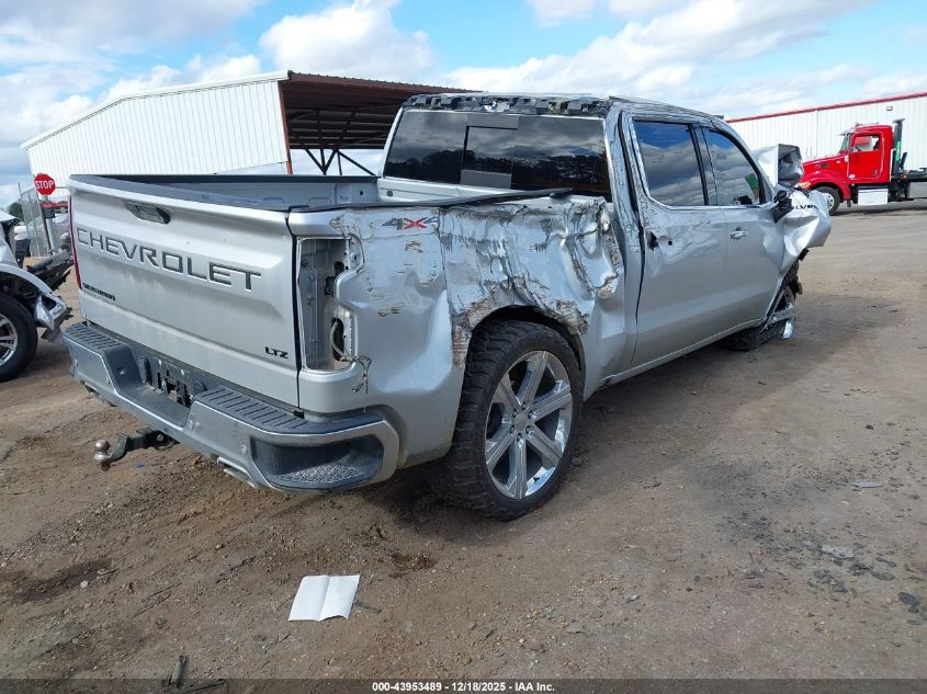 2022 Chevrolet Silverado 1500 Ltd 4Wd Short Bed Ltz VIN: 1GCUYGEL3NZ222279 Lot: 43953489