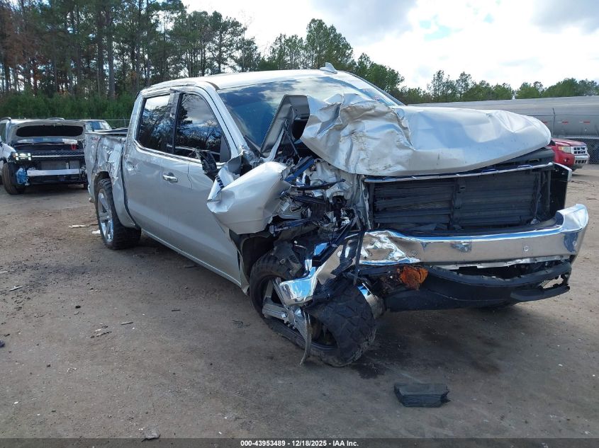 2022 Chevrolet Silverado 1500 Ltd 4Wd Short Bed Ltz VIN: 1GCUYGEL3NZ222279 Lot: 43953489