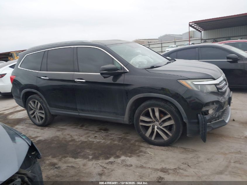 2018 Honda Pilot Touring VIN: 5FNYF6H91JB006335 Lot: 43953491