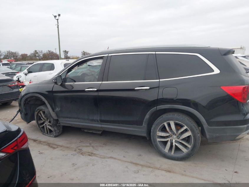 2018 Honda Pilot Touring VIN: 5FNYF6H91JB006335 Lot: 43953491