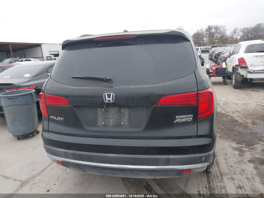 2018 Honda Pilot Touring VIN: 5FNYF6H91JB006335 Lot: 43953491