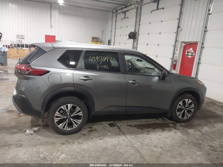 2022 Nissan Rogue Sv Intelligent Awd VIN: JN8BT3BB4NW339143 Lot: 43953492