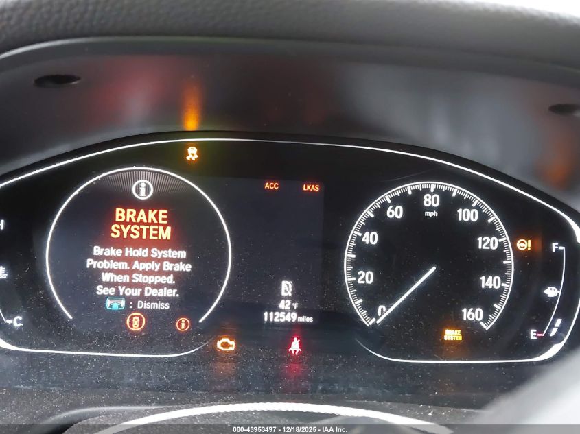 2019 Honda Accord Sport VIN: 1HGCV1F36KA018636 Lot: 43953497