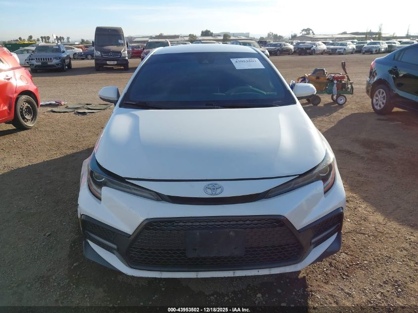 2020 Toyota Corolla Se VIN: 5YFS4RCE7LP049912 Lot: 43953502