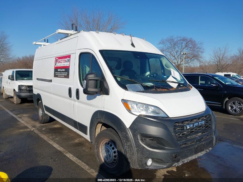 2025 Ram Promaster 2500 Tradesman High Roof 159 Wb W/Pass Seat VIN: 3C6LRVDG7SE532144 Lot: 43953503