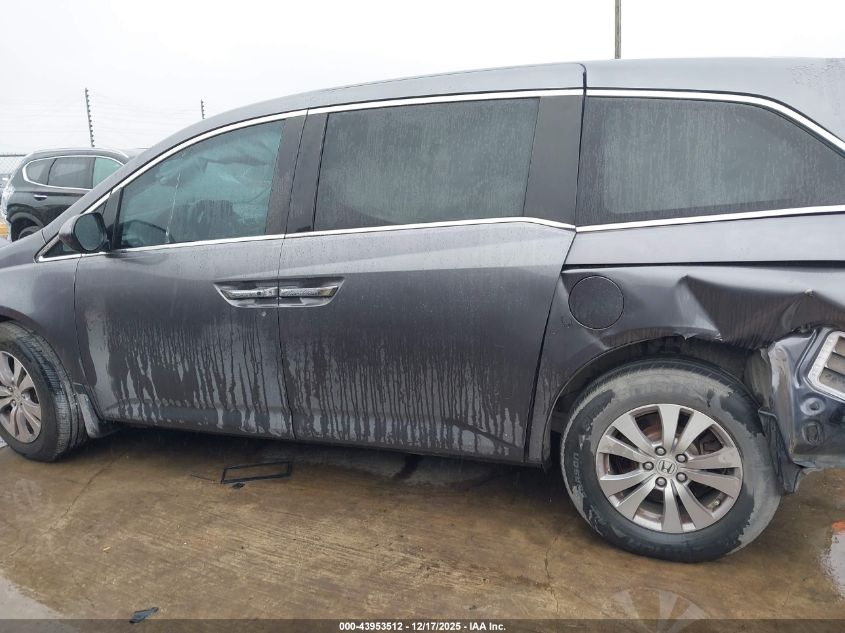 2016 Honda Odyssey Ex-L VIN: 5FNRL5H65GB021541 Lot: 43953512