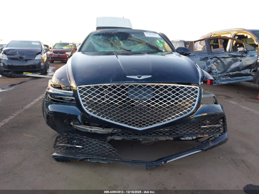 2021 Genesis G80 3.5T Rwd VIN: KMTGC4SD8MU071136 Lot: 43953513