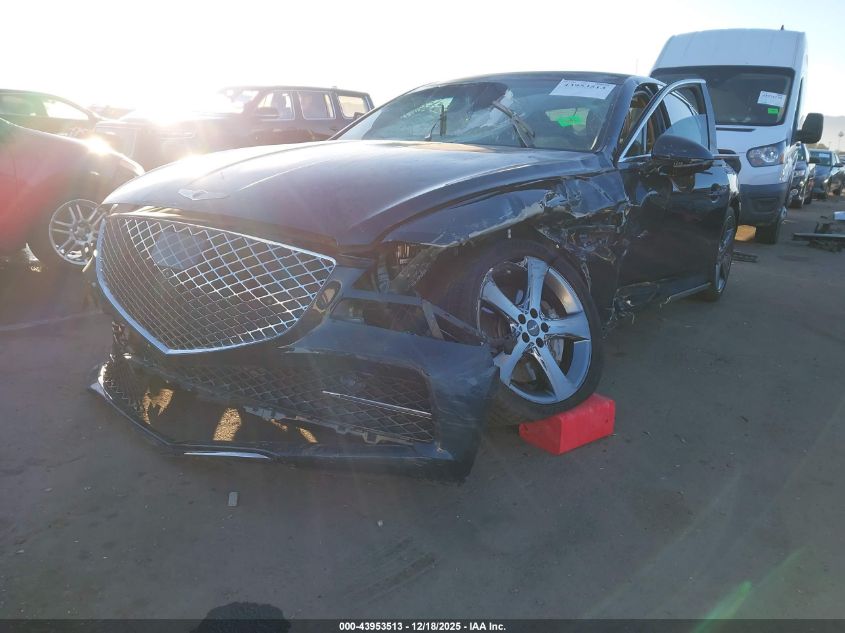 2021 Genesis G80 3.5T Rwd VIN: KMTGC4SD8MU071136 Lot: 43953513