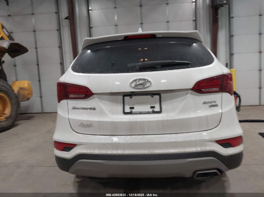 2018 Hyundai Santa Fe Sport 2.4L VIN: 5XYZUDLB4JG543525 Lot: 43953523