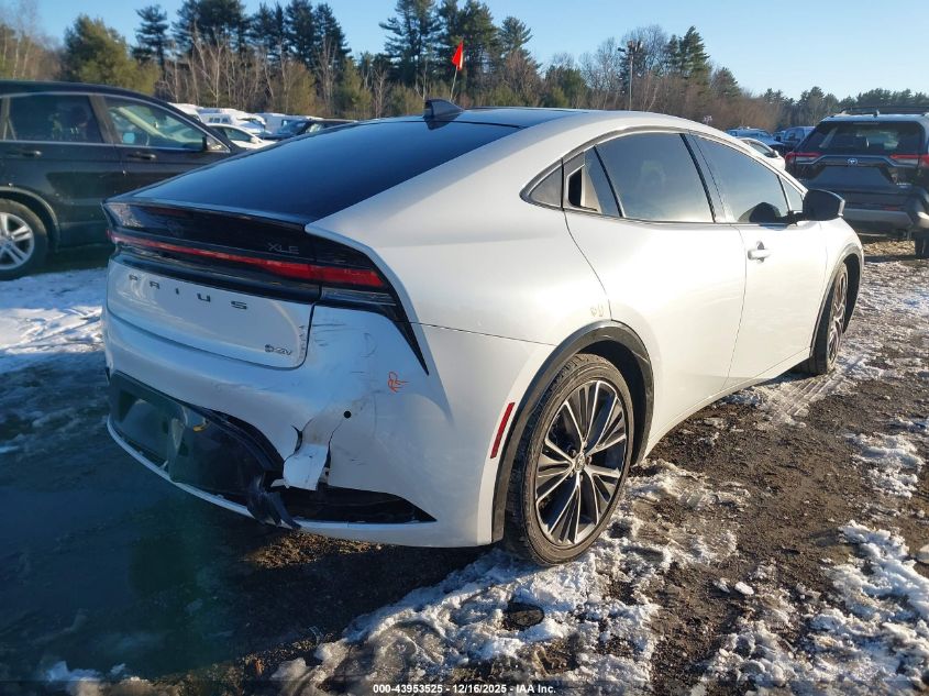 2023 Toyota Prius Xle Awd-E VIN: JTDADABU0P3006971 Lot: 43953525