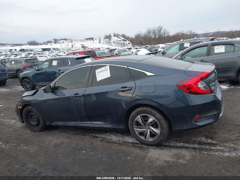 2021 Honda Civic Lx VIN: 2HGFC2F6XMH549586 Lot: 43953526