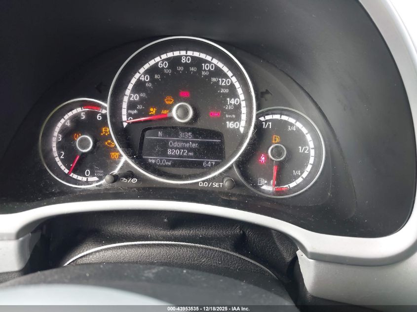 2015 Volkswagen Beetle 2.0L Tdi VIN: 3VWRA7AT9FM634903 Lot: 43953535