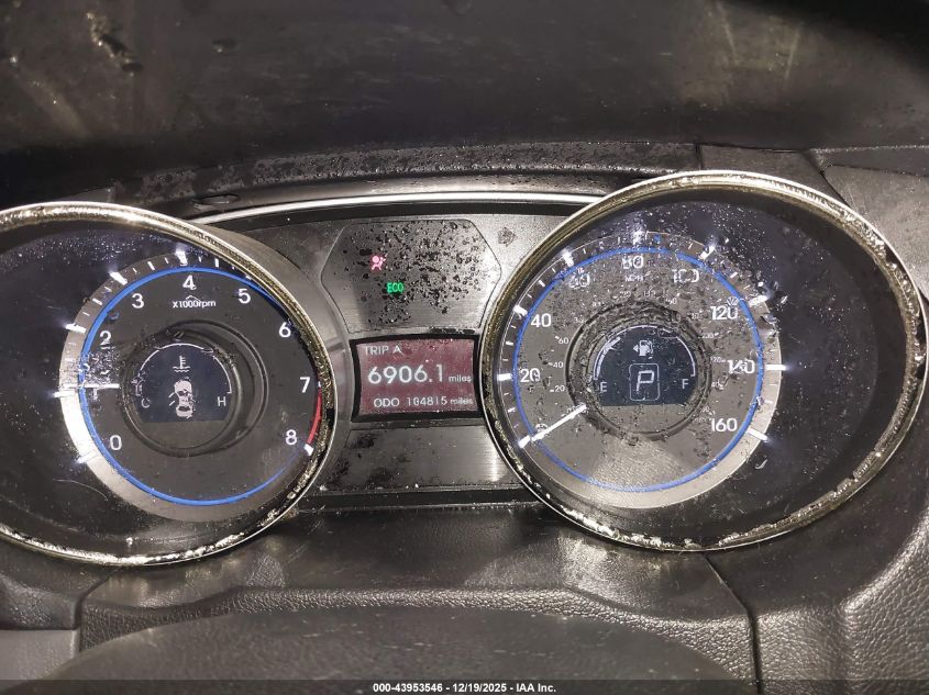 2013 Hyundai Sonata Gls VIN: 5NPEB4AC0DH678286 Lot: 43953546