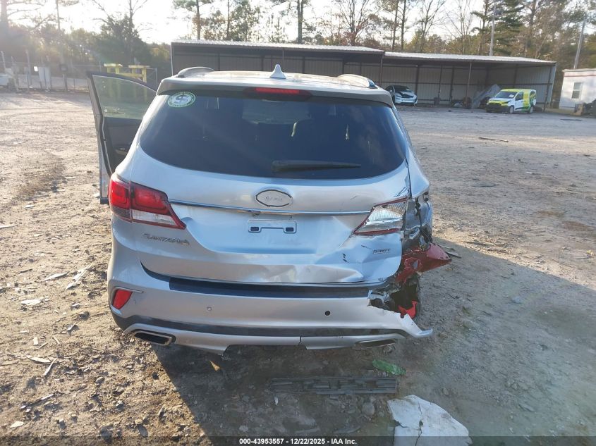 2017 Hyundai Santa Fe Se Ultimate VIN: KM8SR4HF4HU193235 Lot: 43953557