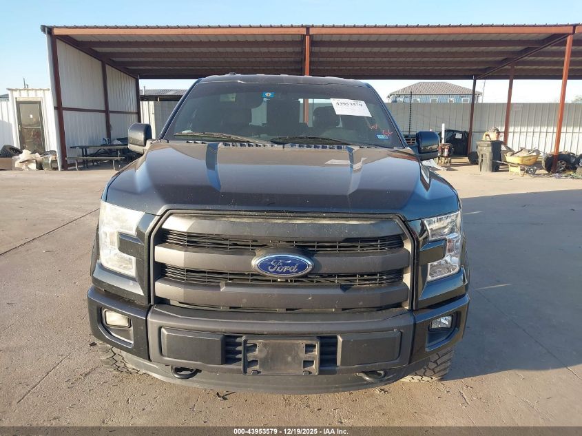 2015 Ford F-150 Lariat VIN: 1FTEW1EF9FKE70192 Lot: 43953579