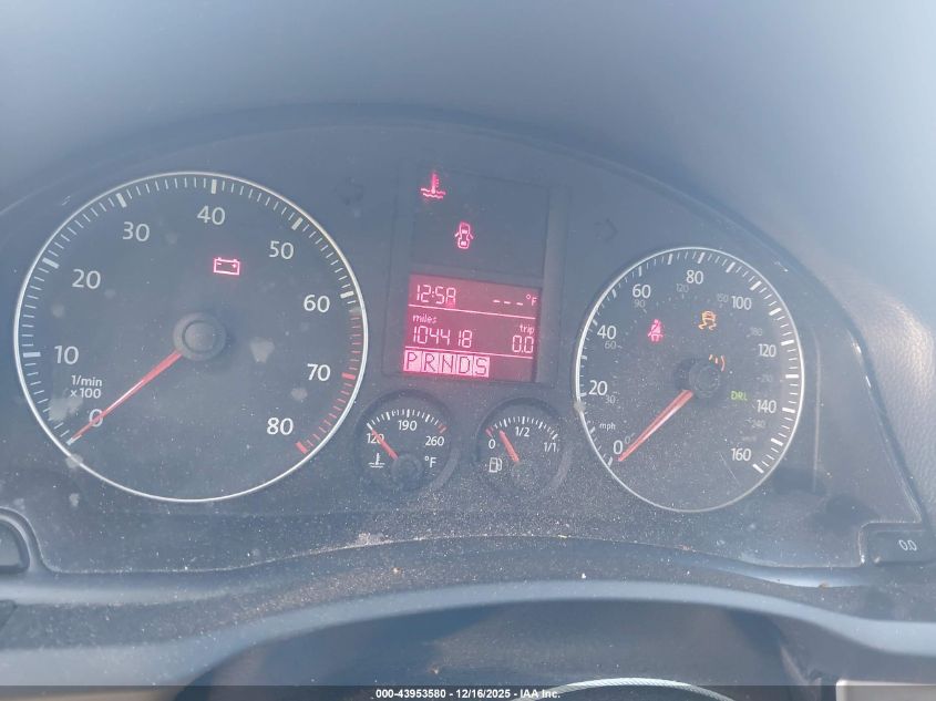 2009 Volkswagen Rabbit S VIN: WVWBA71K29W141371 Lot: 43953580