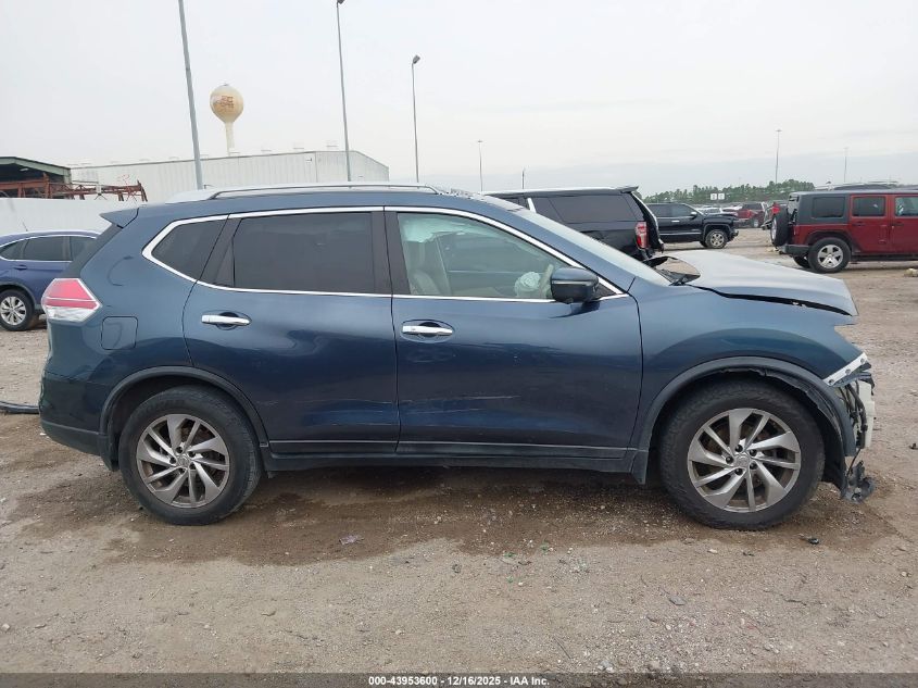 2014 Nissan Rogue Sl VIN: 5N1AT2MV2EC813175 Lot: 43953600