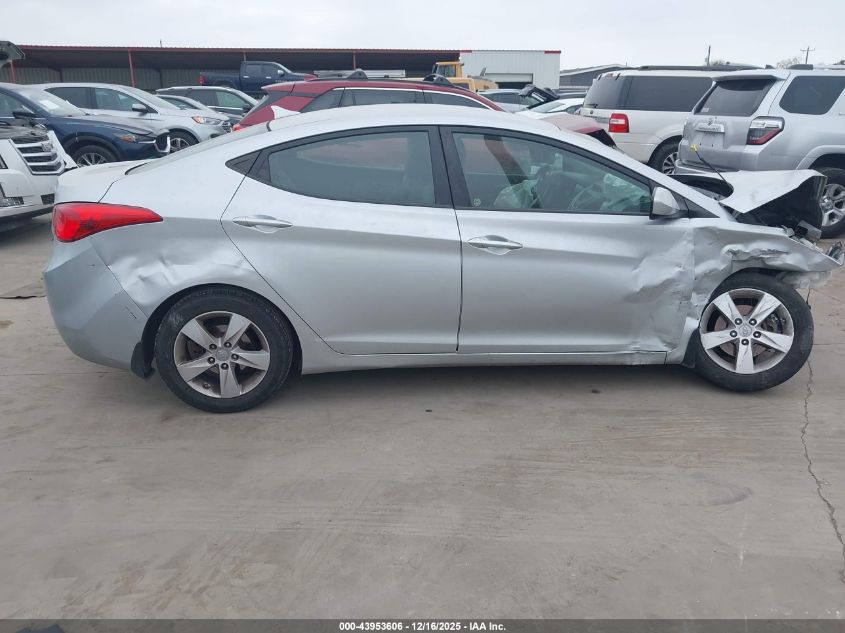 2013 Hyundai Elantra Gls/Limited VIN: 5NPDH4AE7DH212866 Lot: 43953606