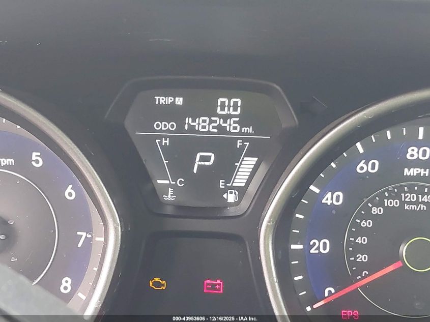 2013 Hyundai Elantra Gls/Limited VIN: 5NPDH4AE7DH212866 Lot: 43953606