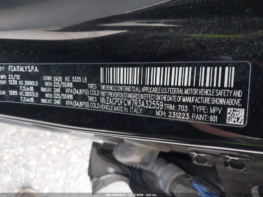 2024 Dodge Hornet R/T VIN: ZACPDFCW7R3A32559 Lot: 43953618