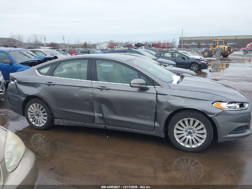2014 Ford Fusion Hybrid Se VIN: 3FA6P0LU9ER362670 Lot: 43953627