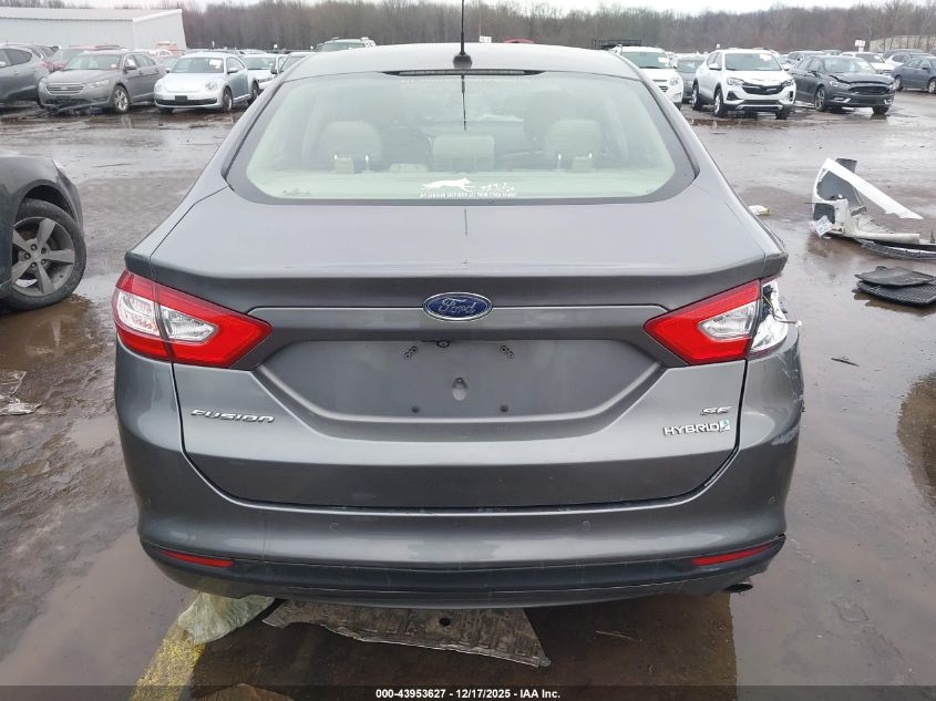 2014 Ford Fusion Hybrid Se VIN: 3FA6P0LU9ER362670 Lot: 43953627