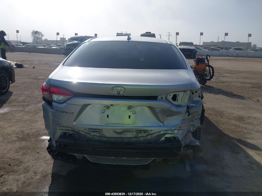 2021 Toyota Corolla Le VIN: 5YFEPMAE8MP173053 Lot: 43953639