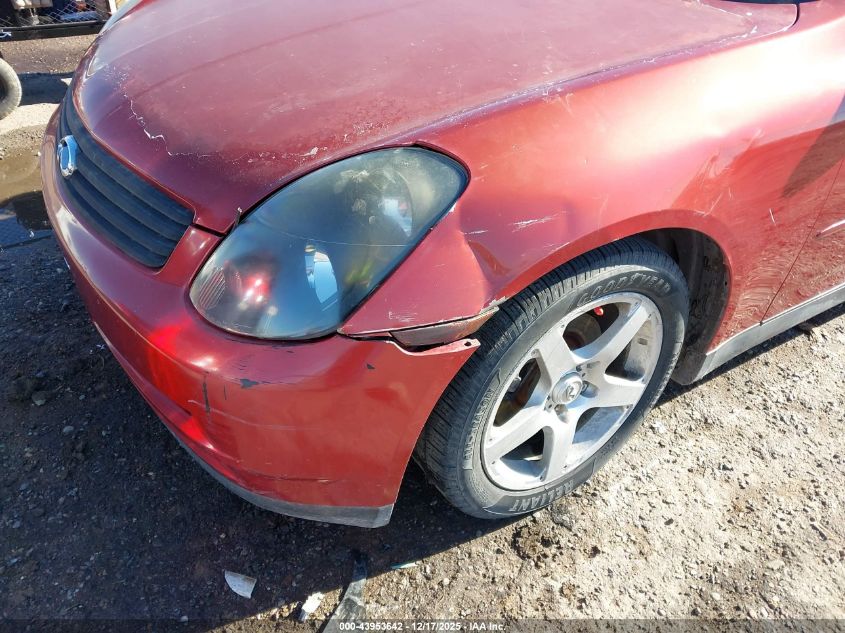 2003 Infiniti G35 Luxury Leather VIN: JNKCV51E43M336171 Lot: 43953642