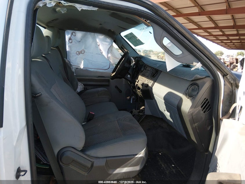 2012 Ford F250 6.2 F-250 Xl white Lot 111043953646 Vin 1FTBF2A67CED19165