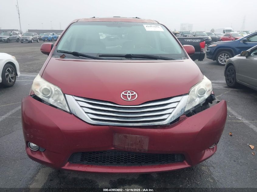 2012 Toyota Sienna Limited V6 7 Passenger VIN: 5TDYK3DC0CS188197 Lot: 43953652