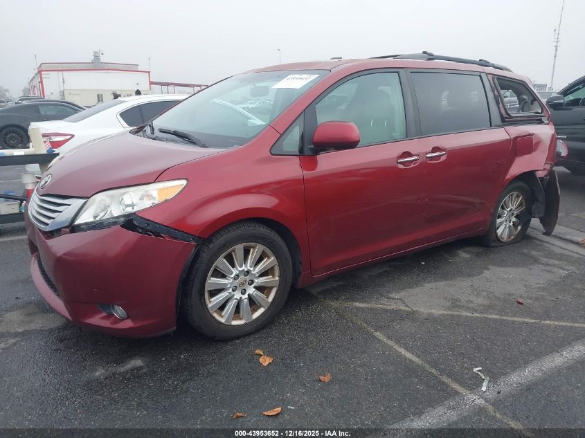 2012 Toyota Sienna Limited V6 7 Passenger