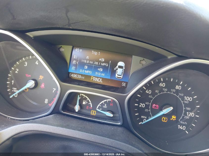 2015 Ford Focus Se VIN: 1FADP3F22FL273459 Lot: 43953663