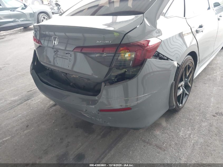 2025 Honda Civic Sport VIN: 2HGFE2F5XSH517803 Lot: 43953681