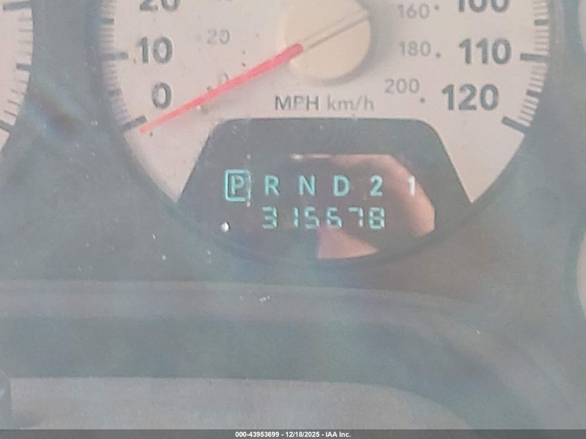 2006 Dodge Ram 1500 Slt VIN: 1D7HA18286S581603 Lot: 43953699