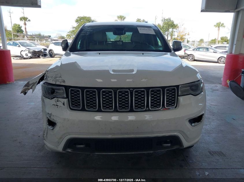 2017 Jeep Grand Cherokee Overland 4X2 VIN: 1C4RJECGXHC605549 Lot: 43953700