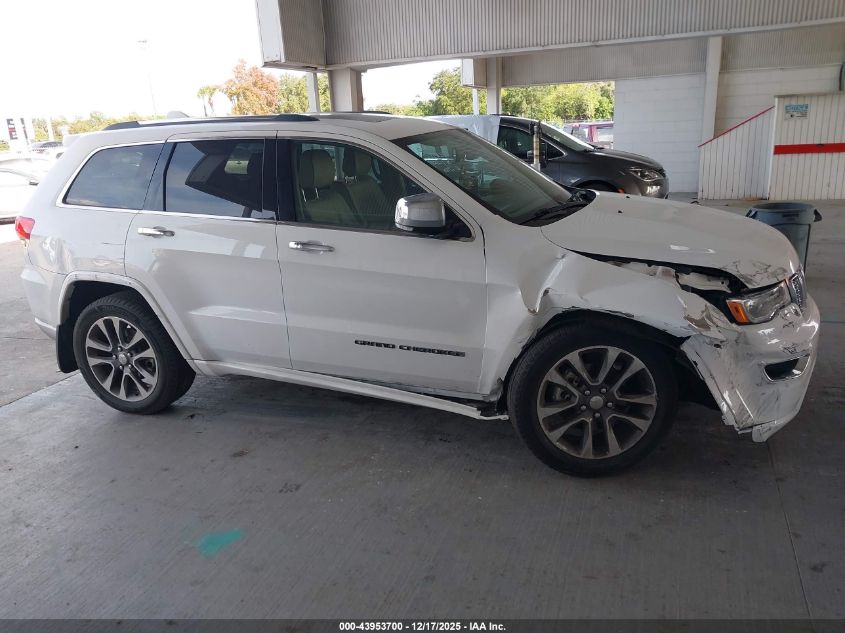2017 Jeep Grand Cherokee Overland 4X2 VIN: 1C4RJECGXHC605549 Lot: 43953700