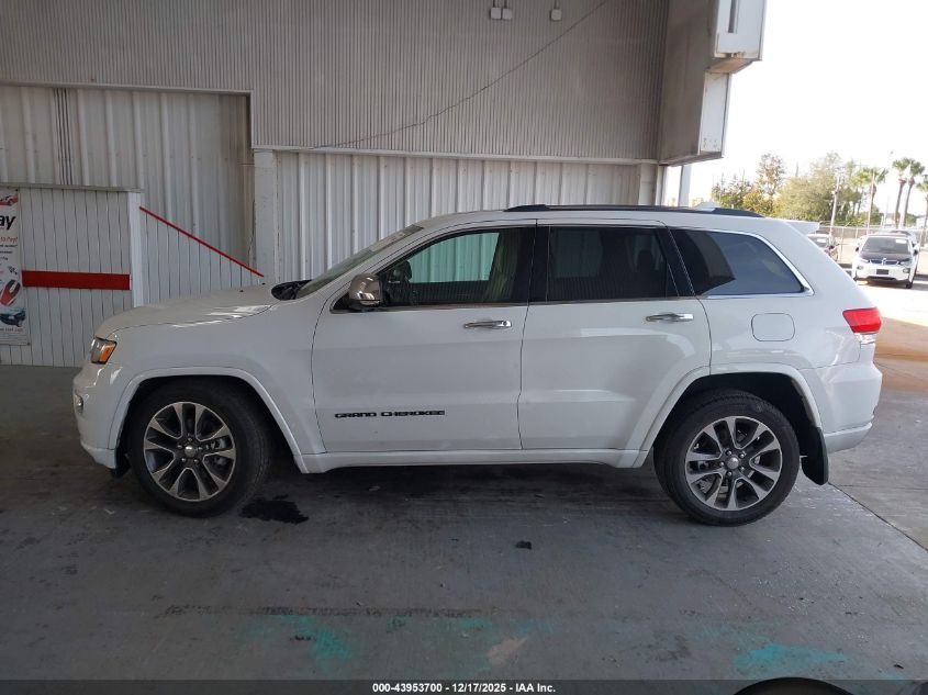2017 Jeep Grand Cherokee Overland 4X2 VIN: 1C4RJECGXHC605549 Lot: 43953700