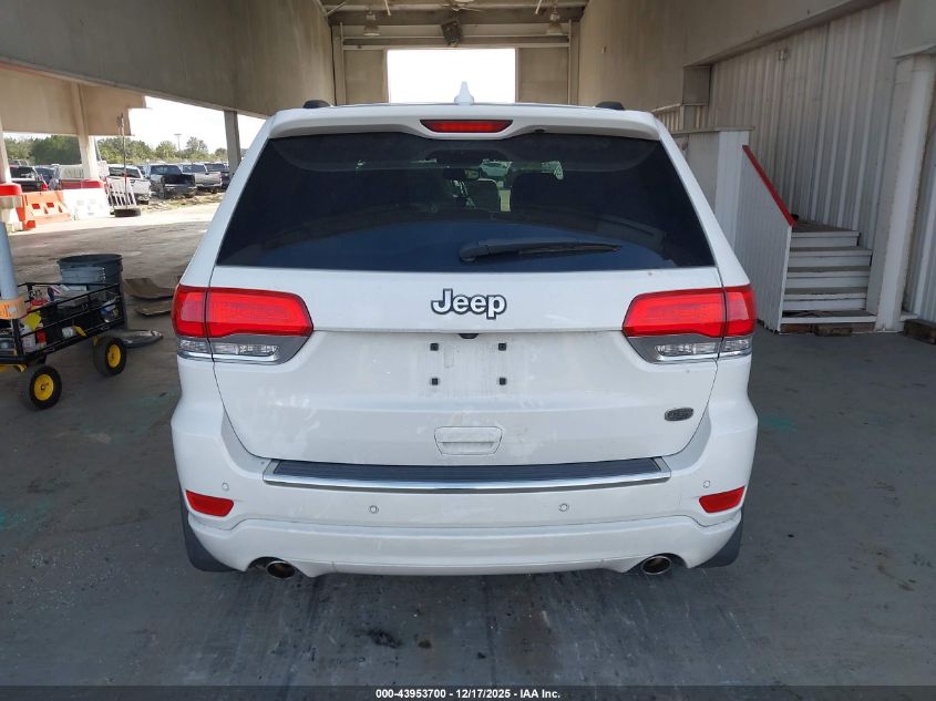 2017 Jeep Grand Cherokee Overland 4X2 VIN: 1C4RJECGXHC605549 Lot: 43953700