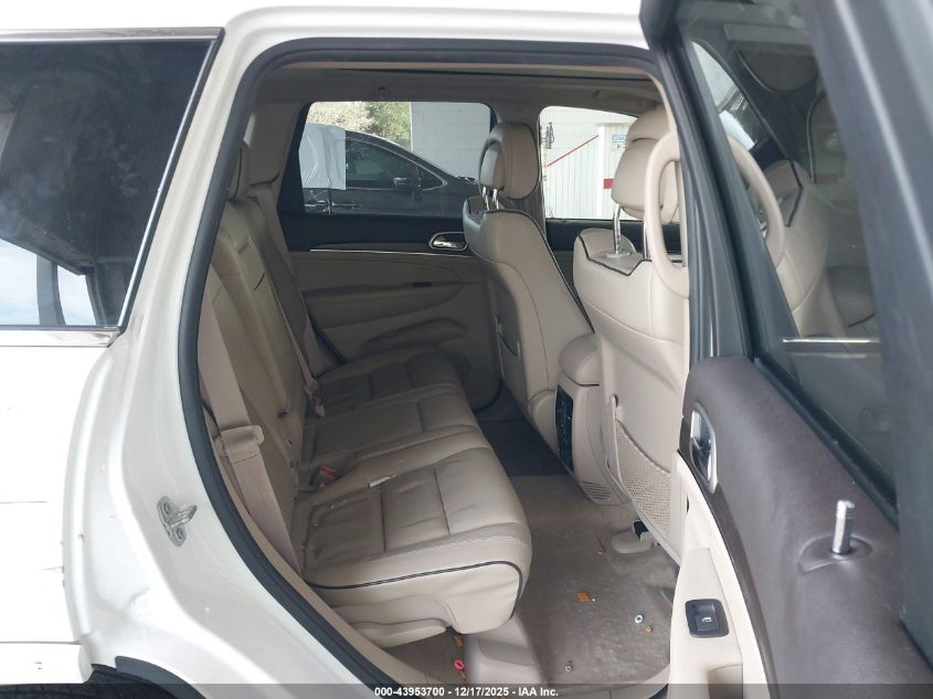 2017 Jeep Grand Cherokee Overland 4X2 VIN: 1C4RJECGXHC605549 Lot: 43953700