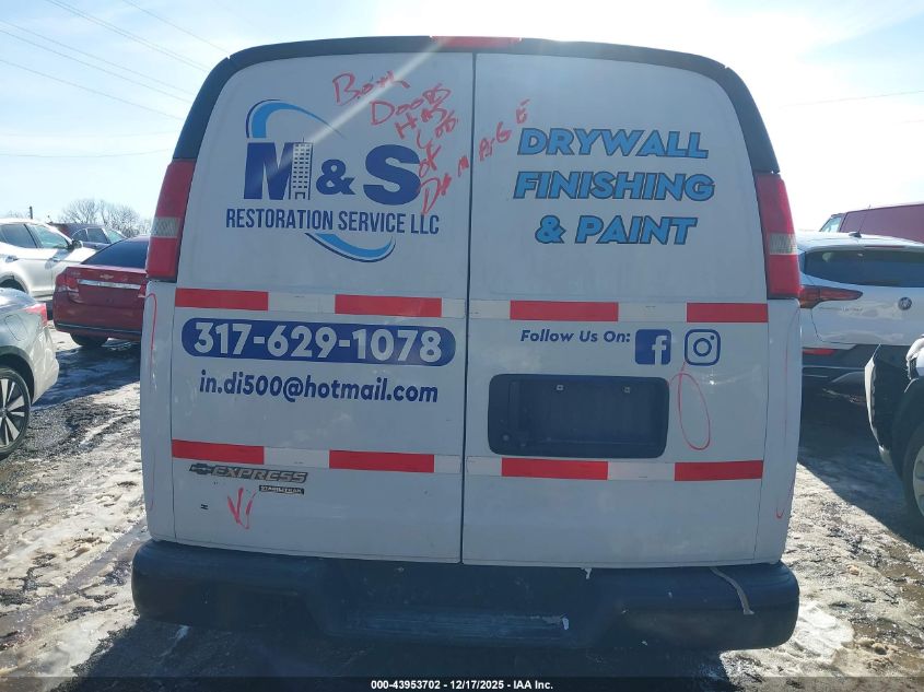 2015 Chevrolet Express 2500 Work Van VIN: 1GCWGFCF1F1277882 Lot: 43953702