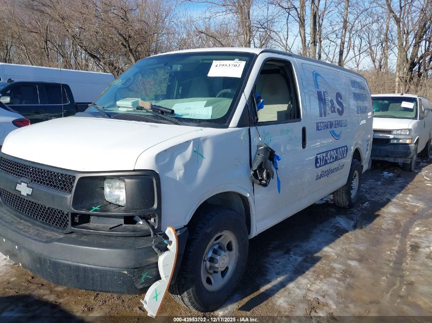2015 Chevrolet Express 2500 Work Van VIN: 1GCWGFCF1F1277882 Lot: 43953702