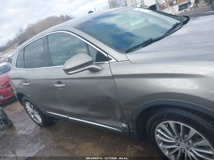 2017 Lincoln Mkx Select VIN: 2LMPJ8KRXHBL19809 Lot: 43953714