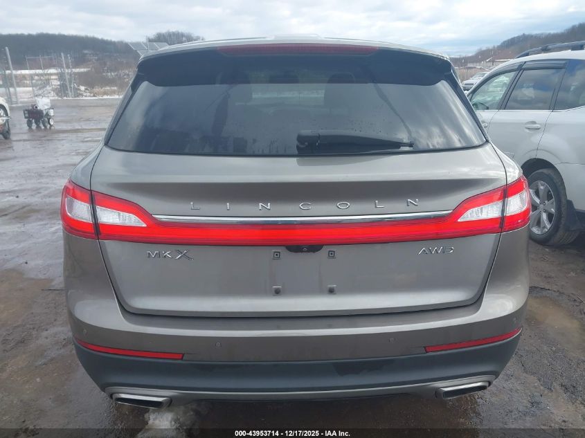 2017 Lincoln Mkx Select VIN: 2LMPJ8KRXHBL19809 Lot: 43953714