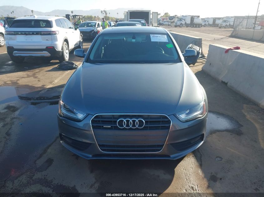 2013 Audi A4 2.0T Premium VIN: WAUFFAFL3DN035234 Lot: 43953716