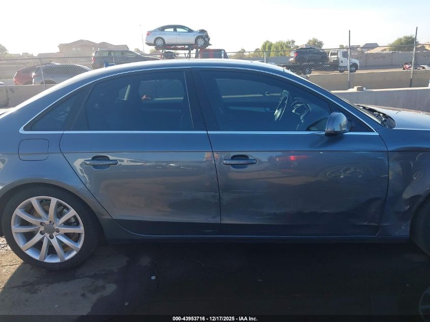2013 Audi A4 2.0T Premium VIN: WAUFFAFL3DN035234 Lot: 43953716