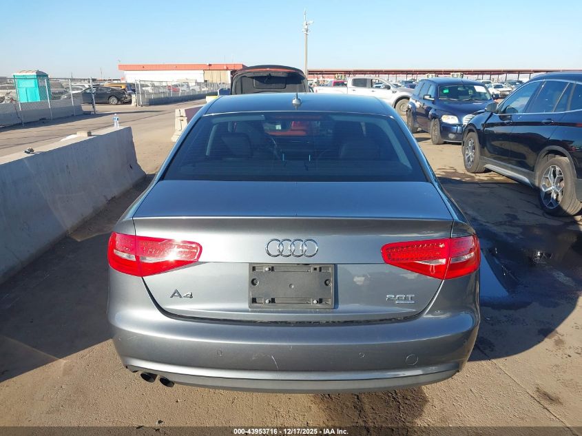 2013 Audi A4 2.0T Premium VIN: WAUFFAFL3DN035234 Lot: 43953716