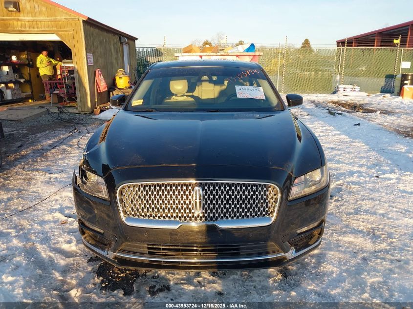 2017 Lincoln Continental Select VIN: 1LN6L9SK7H5618866 Lot: 43953724